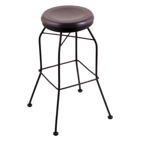 - Holland Bar Stool 30 in. Swivel Bar Stool with Wood Seat - Black Wrinkle