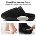 thumbnail image 4 of Ecetana Womens House Slippers Memory Foam Fuzzy Slippers Non-Slip Warm Indoor Bedroom Slippers, 4 of 6