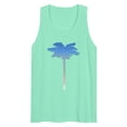 thumbnail image 2 of Men's Patriotic Palm Tree Red White Blue Tank Top, 2 of 4