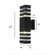 thumbnail image 3 of Lampara Arbotante Moderno De Pared Exterior Negra Cuadrada, 3 of 3