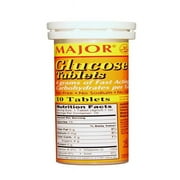 Major Pharmaceuticals MAJ 007113 4 gm Glucose Fast Acting Tablets - Bottle of 10