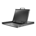 thumbnail image 2 of StarTech.com Rackmount KVM Console HD 1080p, Single Port VGA KVM with 17" LCD Monitor for Server Rack, Fully Featured 1U LCD KVM Drawer with Cables & Hardware, USB Support, 50,000 MTBF - 17in. LCD KVM Console (RKCONS17HD) - KVM console with KVM switch - 1 ports - USB - 17.3" - rack-mountable - 1920 x 1080 Full HD (1080p) @ 60 Hz - 300 cd/m�� - 800:1 - VGA - black - 1U, 2 of 7