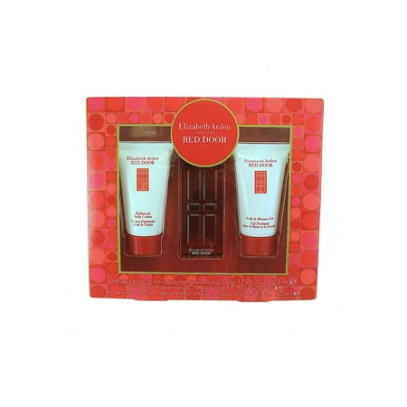 Elizabeth Arden Red Door 3 Pc Perfume Gift Set ( Eau De Toilette Spray 1.0 Oz + Perfumed Body Lotion 1.7 Oz + Shower Gel 1.7 Oz )