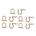 thumbnail image 4 of 10 Pieces Horseshoe Buckles DIY Chain Shackle for Backpacks Pendants Handbag Gold, 4 of 8