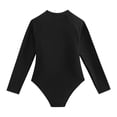 thumbnail image 5 of Piuwrlz Black Swimsuit Teen Girls Swimming Suit One Piece School Uniform T Shirt Black Size 12 Years, 5 of 10
