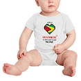 thumbnail image 2 of Half Guyanese Is Better Than None Cute Baby Bodysuit (White, 18-24 Months), 2 of 5