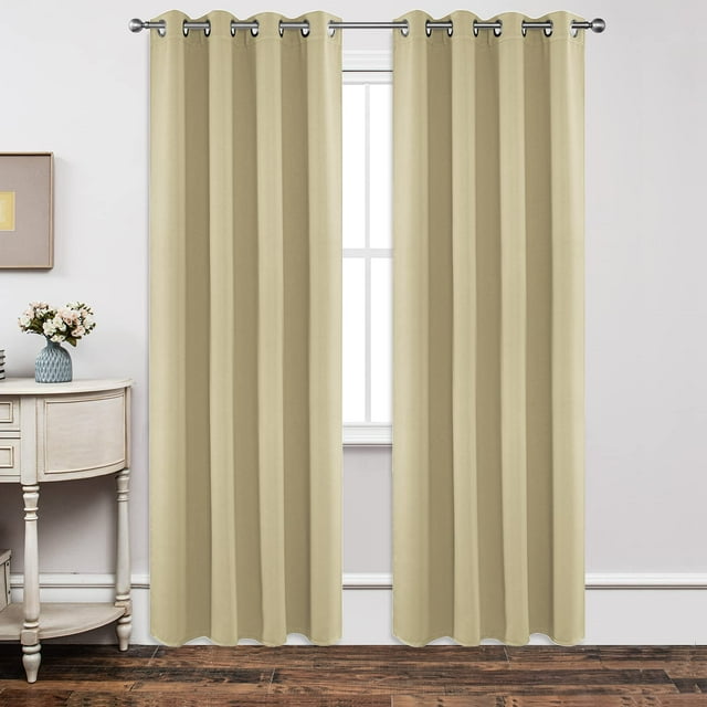 Juego de cortinas opacas Joydeco, 213 cm de longitud, 2 paneles