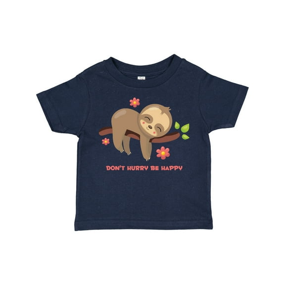 Inktastic Don't Hurry Sloth Girls Toddler T-Shirt