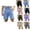 Blue, variant on HAOTAGS Boys Cargo Shorts,Elastic Waist Breathable Summer Utility Pocket School Uniform Shorts Black 5-6