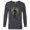 Charcoal Heather, variant on Marvel Studios Loki Season 2 Suit and TVA Logo Crest - Long Sleeve T-Shirt for Men - Customized-White