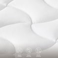 thumbnail image 4 of U by Bedsure Waterproof Mattress Topper Mattress Pad Queen Size, Quilted Fitted White Machine Washable Mattress Protector with 8-21 inches Deep Pocket, Noiseless Bed Cover Padded, 60x80 inches, 4 of 11