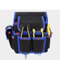thumbnail image 3 of Electrician Waist Pocket Belt Tool Pouch Bag Canvas Hardware Toolkit Holder Bag Banmo, 3 of 5