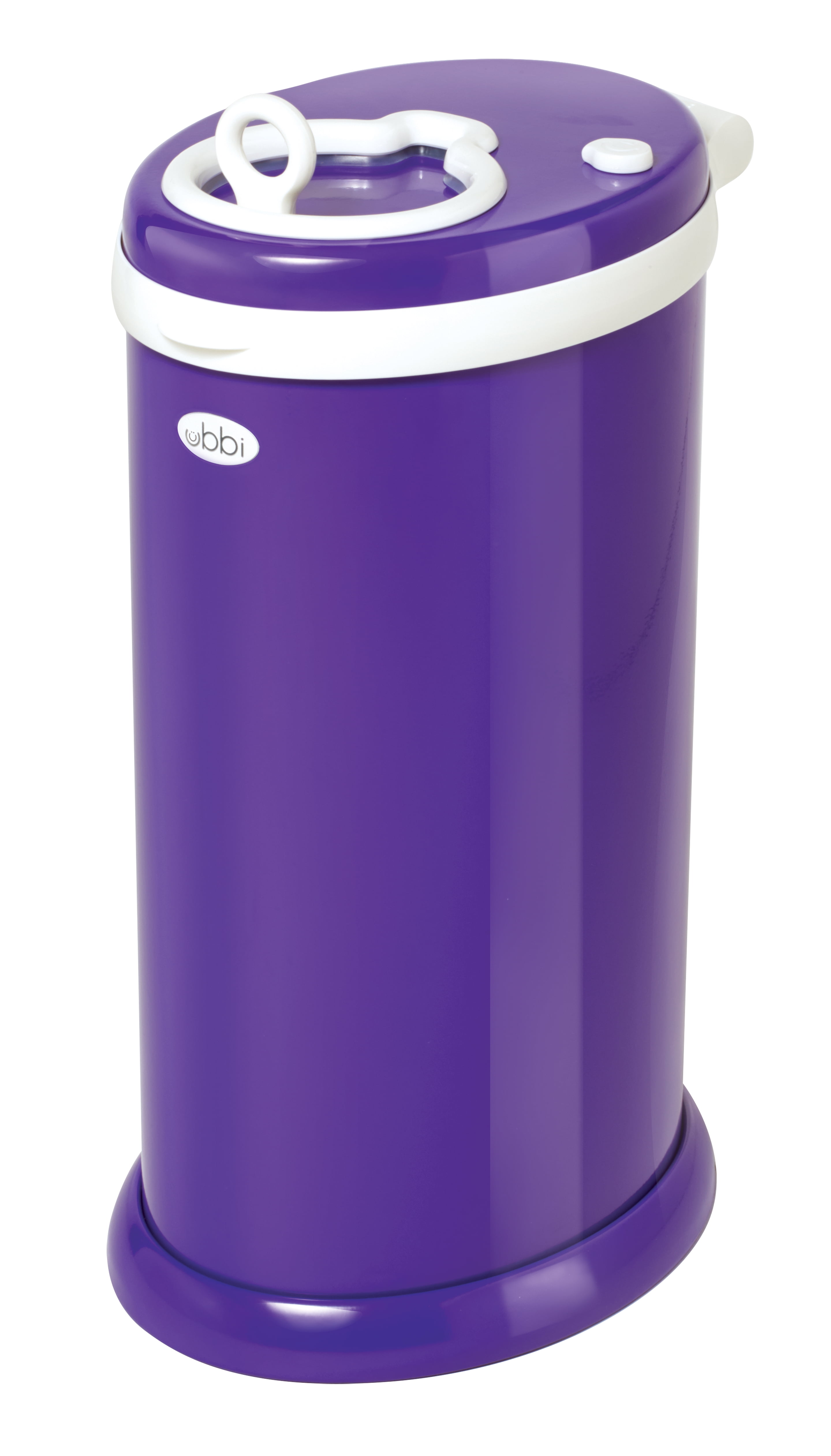 Ubbi Steel Diaper Pail, Purple