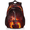 Gold, variant on Retro Music Laptop Backpack for Women Men, 18.3 Inch Travel Work Backpacks, Music Records Waterproof Computer Casual Daypack Nurse Teacher Bags