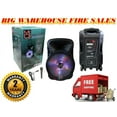 thumbnail image 2 of Mr Dj Pro 15" 3000W Bluetooth PA DJ FM Radio Karaoke Speaker Microphone, stand, 2 of 3
