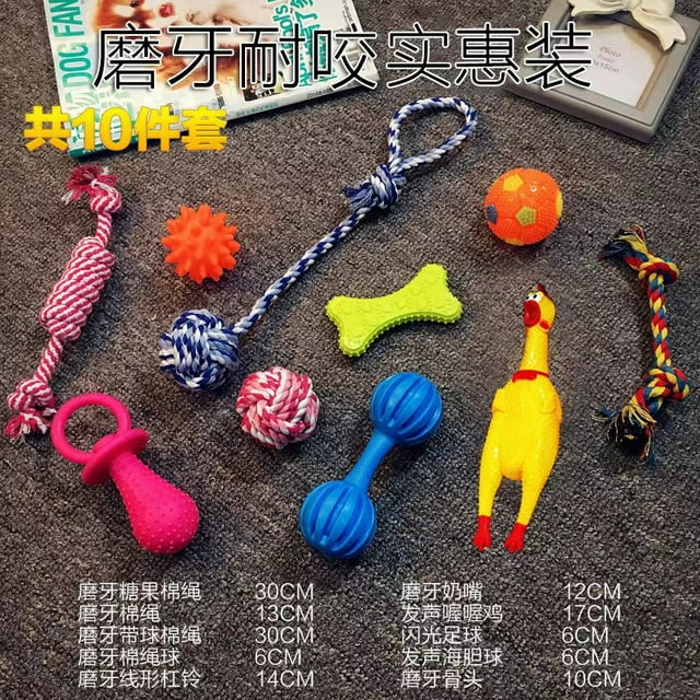Pet Toy Dog Set Toy Vocal Toy Dog Training Dog Toy Teddy Golden Retriever