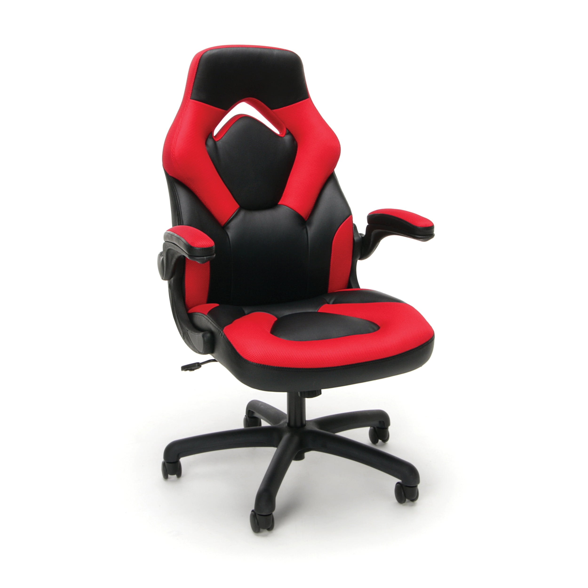 PC Gaming Chair Swivel High Back Ergonomic Leather RC Adjustable Office Red New 