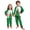 Kids, variant on KYAIGUO Family Christmas Matching Pajamas Outfits Green Christmas Cartoon Long Sleeve Mommy and Me Pajamas Set Loungwear Matching Set