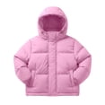 thumbnail image 4 of XXWXYD Kids Korean Style Thickened White Down Hooded Jacket, Warm Winter Coat for Boys Girls, Big Children Padded Outerwear Autumn, 4 of 9