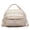 Beige, variant on Women Quilted Sling Backpack Convertible Shoulder Bag Crossbody Purse with Handles Handbag for Travel Work Daily Errands