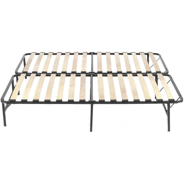 Pragma Wooden Slat Bed Frame, Multiple Sizes - Walmart.com ...