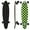 Green, variant on REKON 40 inch Checker Kicktail Longboard Cruiser (White)