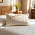 thumbnail image 2 of Unique Bargains 2 Pcs Cotton Pillowcase Cooling Pillow Cases Envelope Closure Beige B, 2 of 5