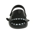 thumbnail image 4 of FOAMWALK Toddler Boy's EVA Comfy Cute Shark Sandals and Fisherman Sandals - Slides for Boys, Black - Toddler, 11, 4 of 8