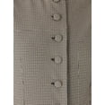 thumbnail image 2 of Plaid Fitted Crew Neck Waistcoat, 2 of 6