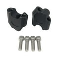 thumbnail image 1 of 2 Pcs Moto Tout-Terrain Aluminium Robuste Processus de Conduite Confortable pour Performance Fiable Rendant le Processus de Conduite Plus Confortable et Noir, 1 of 9