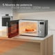 thumbnail image 5 of White Westinghouse  Horno de Microondas 0.7 pies  Modelo WWCMV0720WES  Display LED  Perilla de control interior Botones para programas-60min cocción  Plato Giratorio  Descongelado, 5 of 9