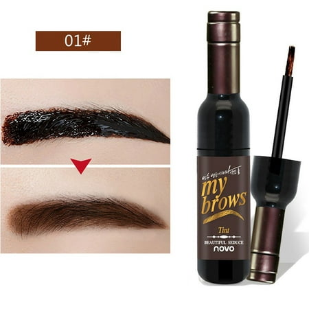 Eyebrow Gel Peel Off Natural Eyebrow Long-Lasting Waterproof Tint Dye Cream (The Best Eyebrow Dye)