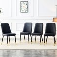 thumbnail image 4 of 4-Piece Black Dining Chair Set / Ideal for Restaurant Seating, 4 of 6