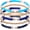 B-Blue Surfer Color & Gold Bead, variant on Surfer Heishi Clay Bead Bracelets for Women Bohemian Stackable Gold Plated Beaded Stretch Bracelets Elastic Layering Friendship Bracelets Set Boho Jewelry
