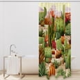 thumbnail image 2 of Cactus Waterproof Shower Curtain Set with Hooks, Printed Bathroom Decoration - Shower Curtain Sets and Curtain Sets with Stunning Designs for Your Bathroom Décor, 2 of 5
