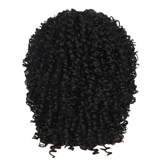 SUCS Curly Wig Bob Natural Women Synthetic Short Full Wavy Black Fashion Wigs wig