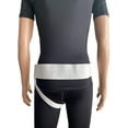 thumbnail image 3 of FlexaMed Left Side Inguinal Hernia Groin Belt with Compression Pad White Medium, 3 of 5