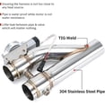 thumbnail image 4 of Universal 3 Inch Stainless Steel Exhaust Valve Pipe Kit, 4 of 6