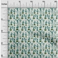 thumbnail image 2 of oneOone Cotton Poplin Teal Green Fabric Cactus Diy Clothing Quilting Fabric Print Fabric By Yard 56 Inch Wide, 2 of 5