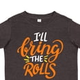 thumbnail image 4 of Inktastic Thanksgiving I'll Bring the Rolls in Orange Boys or Girls Toddler T-Shirt, 4 of 5