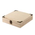 thumbnail image 1 of Caja de almacenamiento de madera multifunción Meuva para cambio, joyas, pequeños dispositivos, regalos, bolsas de almacenamiento de ropa con cremallera, contenedores de almacenamiento de 10 galones, 1 of 8