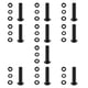 thumbnail image 2 of 10 Tornillos de Cabeza Redonda M6 de Acero Inoxidable, Tuercas Y Arandelas Resistentes de Alta Confiabilidad, Tornillos de Cabeza Zócalo para El Hogar, 2 of 7