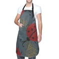 thumbnail image 3 of Goofa Ladybug Printed Waterproof Apron 33" Chef Aprons for Men Heavy Duty Chemical Work Apron Adjustable Bib Apron, 3 of 9