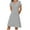 Black, variant on Luxalzxs Nightgowns for Women Plus Size Sleepshirts Short Sleeve Crew Neck Nightshirt Solid Color Pajama Dress with Chest Pad Sleepwear Loungewear