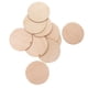 thumbnail image 1 of Discos de madera con agujeros: monedas de madera natural, círculos de madera, amuletos redondos de madera 120mm 10 piezas, 1 of 9