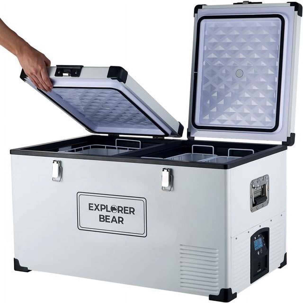 Explorer Bear EX75DW/75DW 79.3QT/75L 12/24V Portable Dual Zone