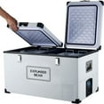 thumbnail image 5 of Explorer Bear EX75DW/75DW 79.3QT/75L 12/24V Portable Dual Zone Electric Cooler - White, 5 of 9