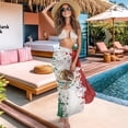 thumbnail image 3 of Yuyamidu Sarong Wraps for Women Mexican Flag Chiffon Bathing Suit Beach Cover Ups Sheer Coverups Long Beach Dress Scarf, 3 of 7