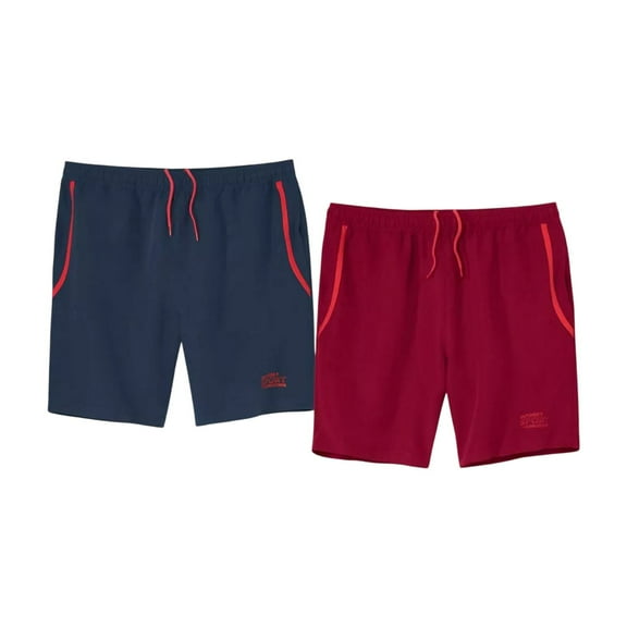 Atlas For Men Mens Microfiber Lightweight Sport Shorts (Pack of 2)