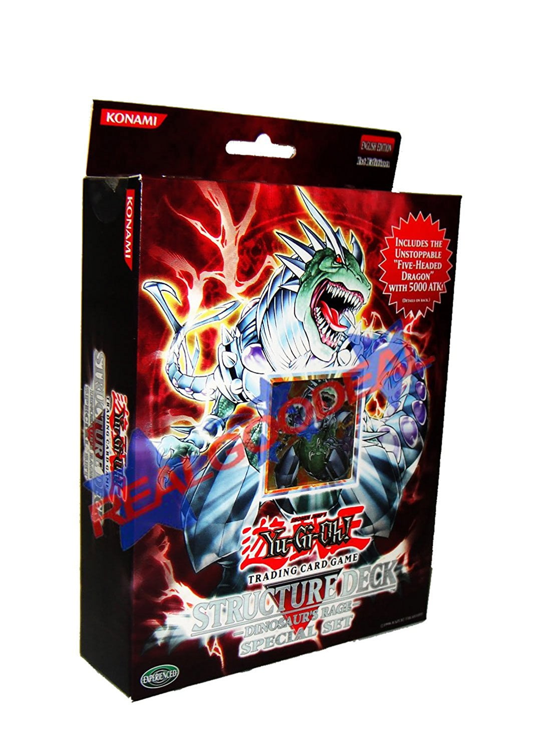 Yugioh Gx Dinosaurs Rage 1st Edition Special Edition Structure Deck Includes 5headed Dragon From Usa Brand Umbra Walmart Com Walmart Com